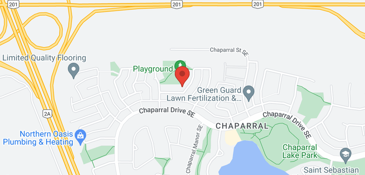 map of 164 CHAPARRAL Common SE